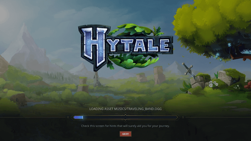 Hytale join server interface